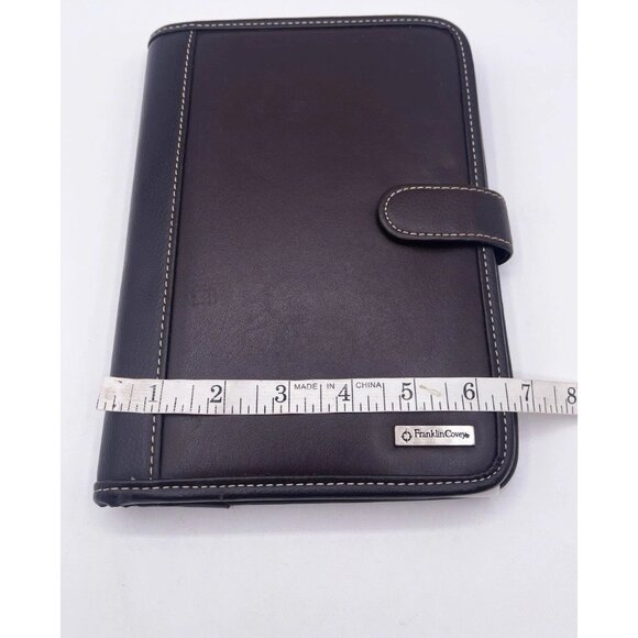 FranklinCovey Classic Leather Planner Binder Compass System 7-Ring Organizer - Picture 5 of 10